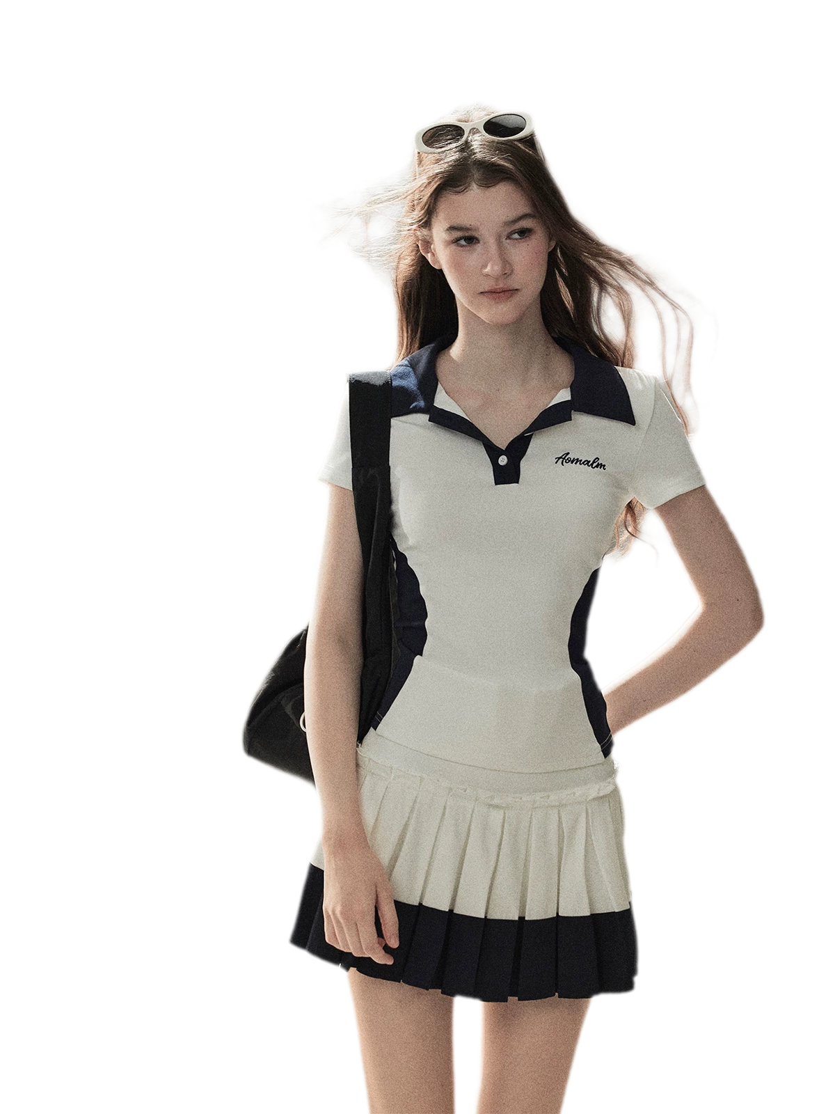 Preppy Knit Skirt Set