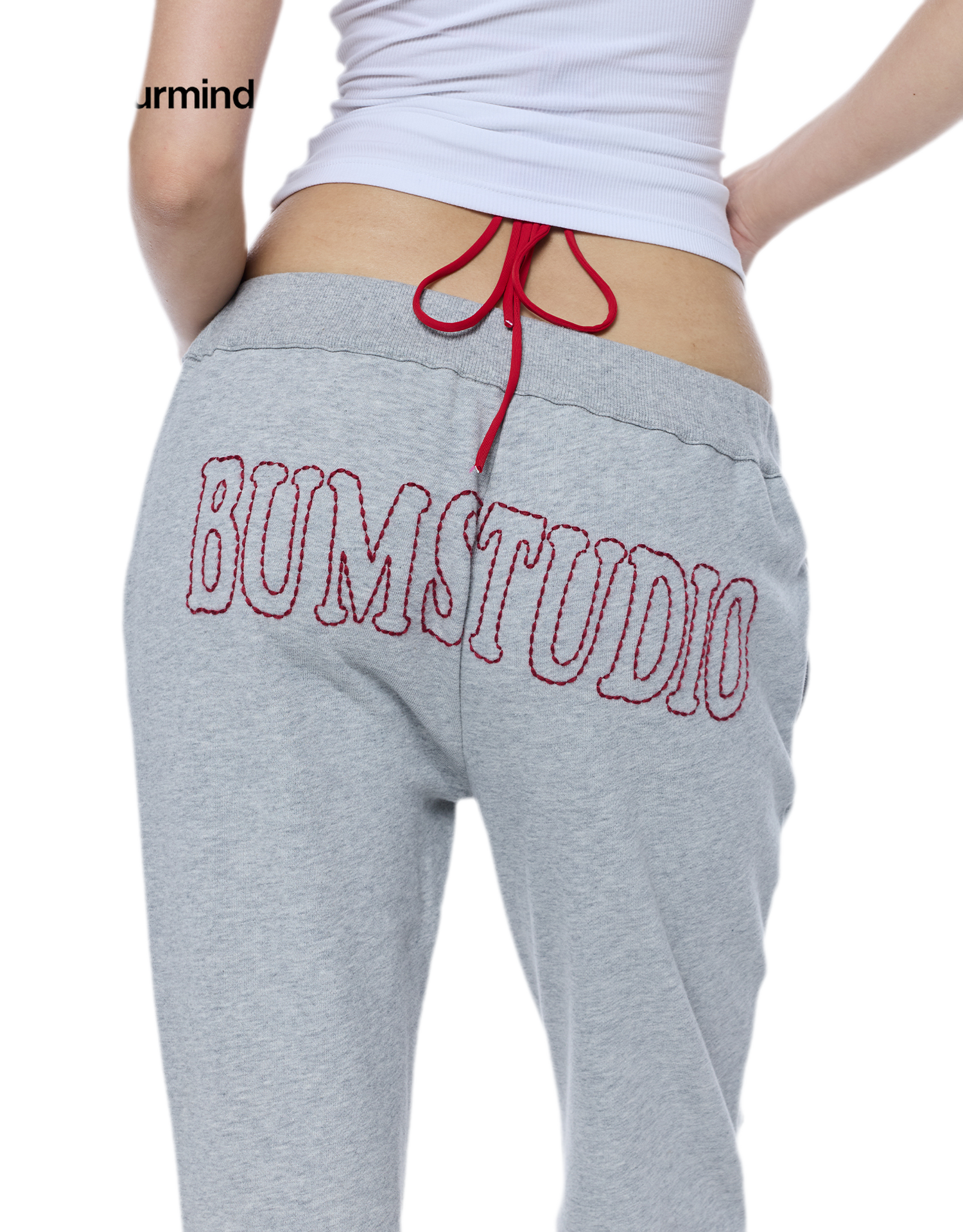 Distressed Flared Sweatpants
