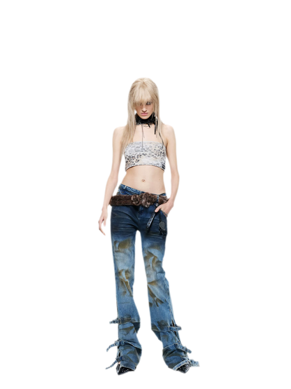 Punk Bandeau Crop Top