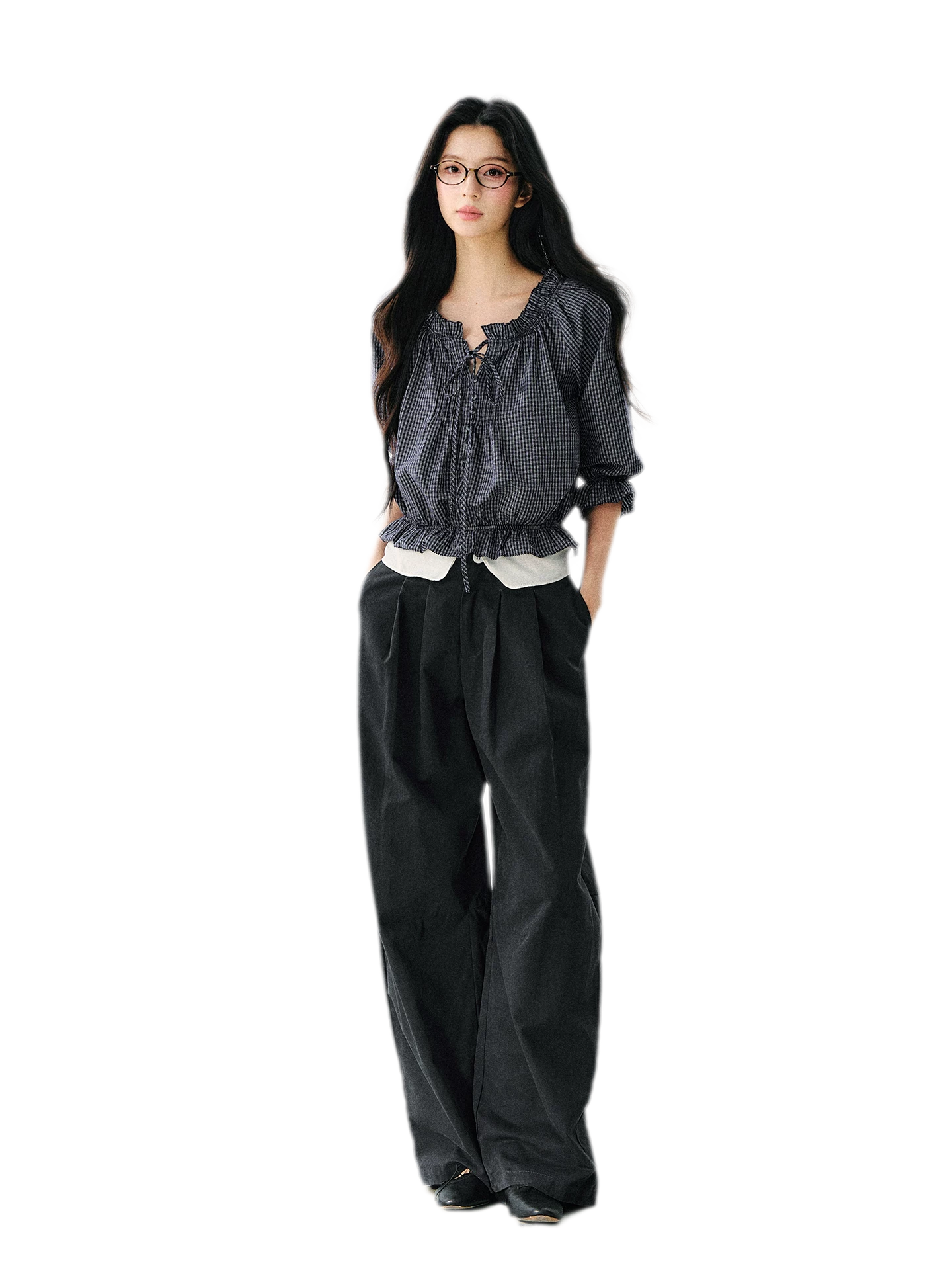Korean Relaxed Wide Pants