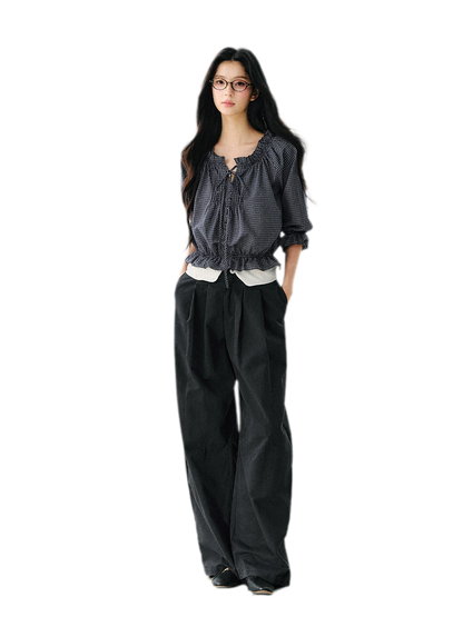 Korean Relaxed Wide Pants
