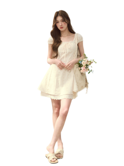 Seine Holiday Floral Dress