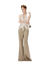 CYNR Satin Drape Flare Pants – view 5