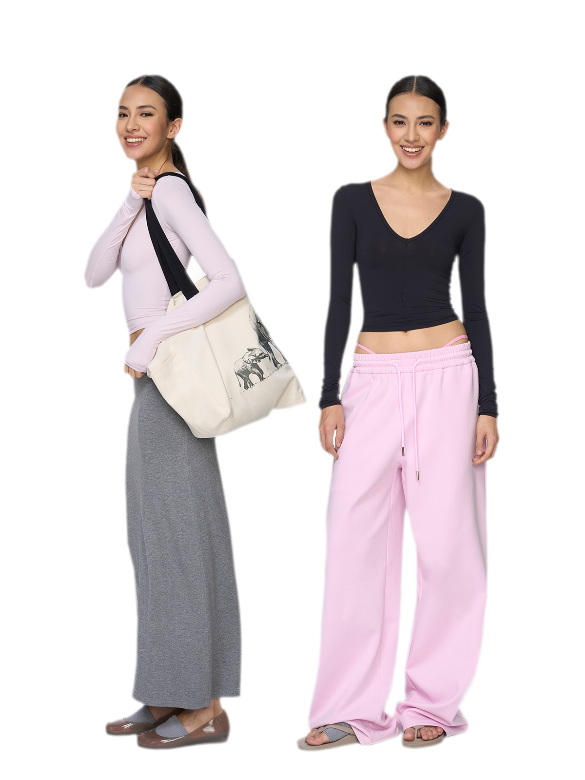 Deep V Slim Top