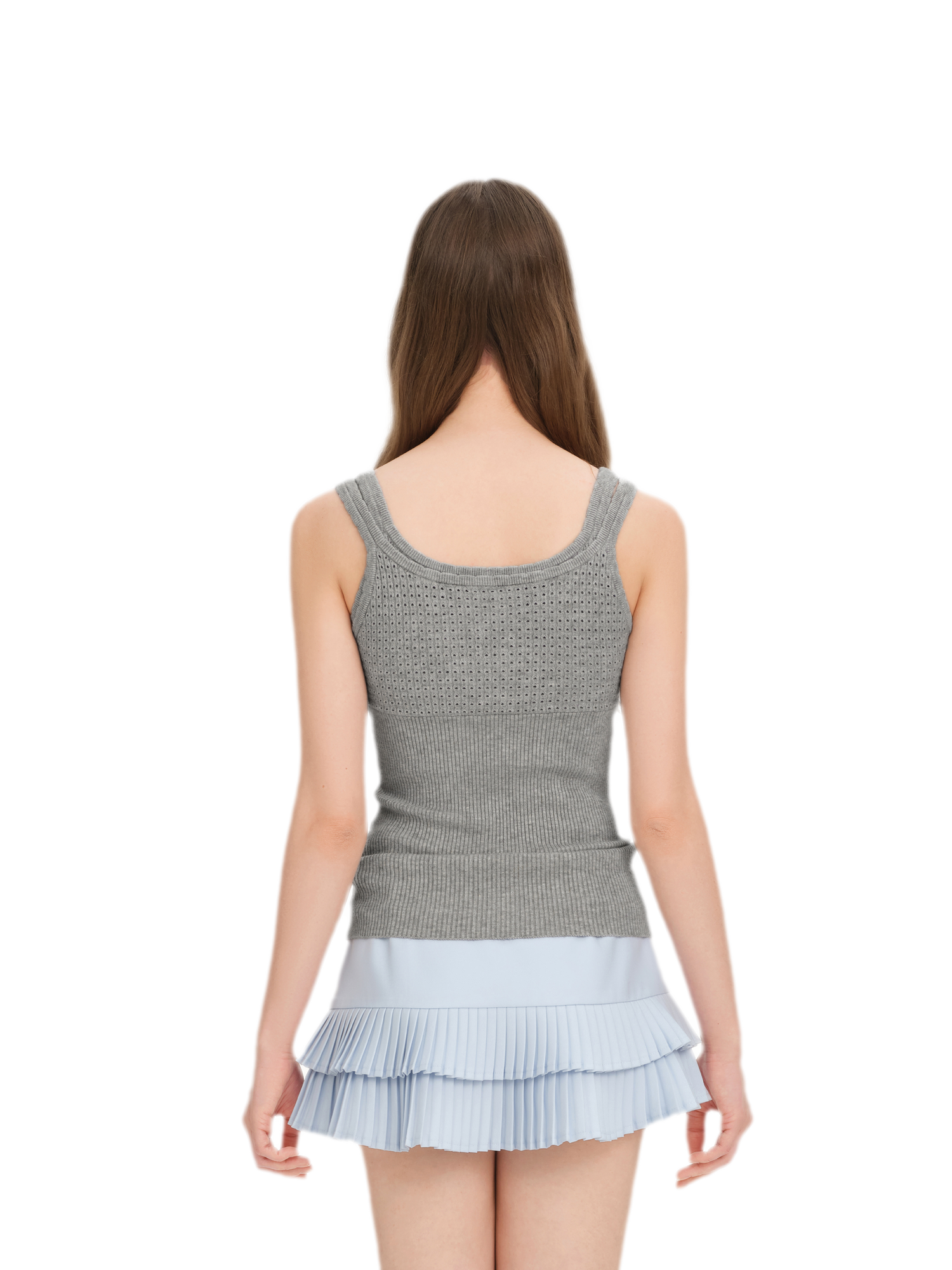 False Two-Piece Knit Top