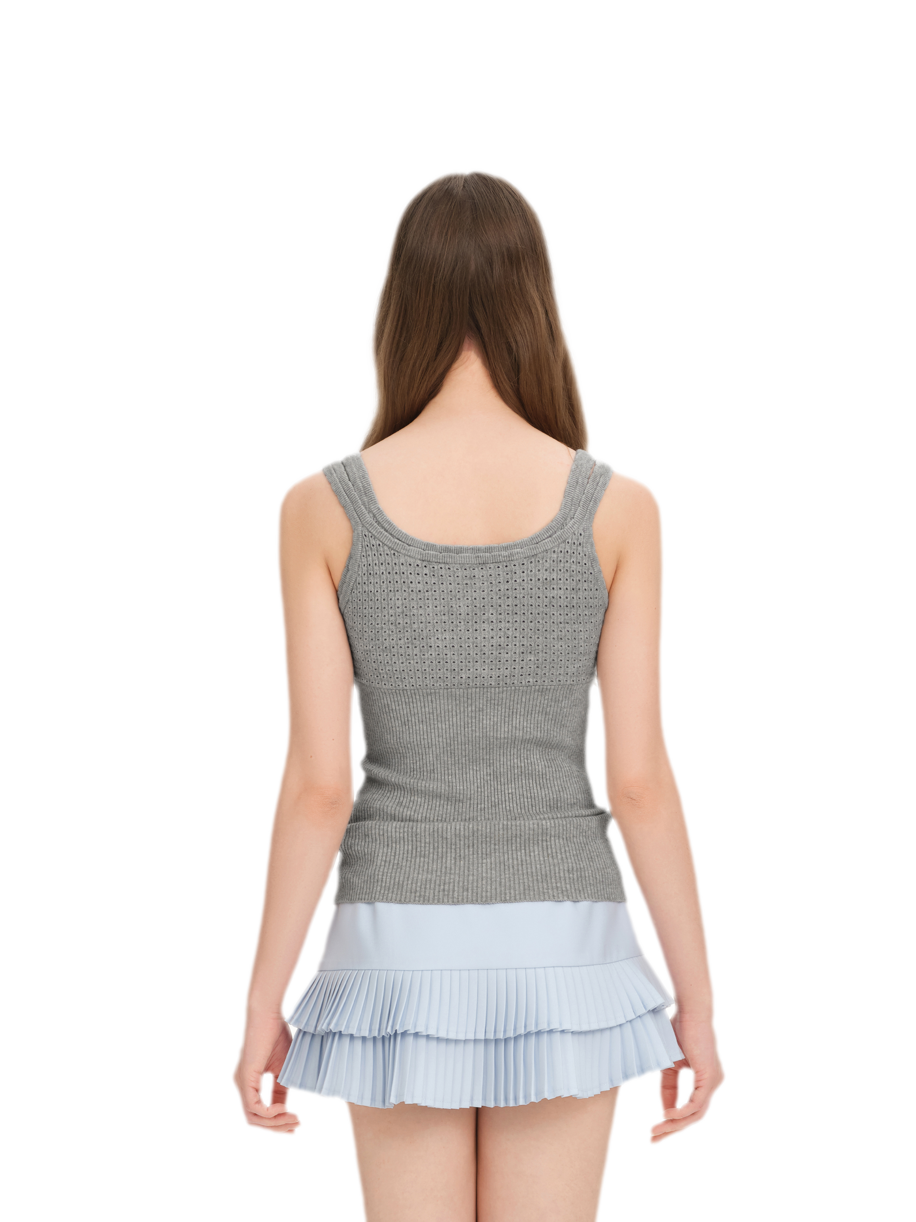 False Two-Piece Knit Top