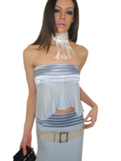 Textured Peplum Skirt Set