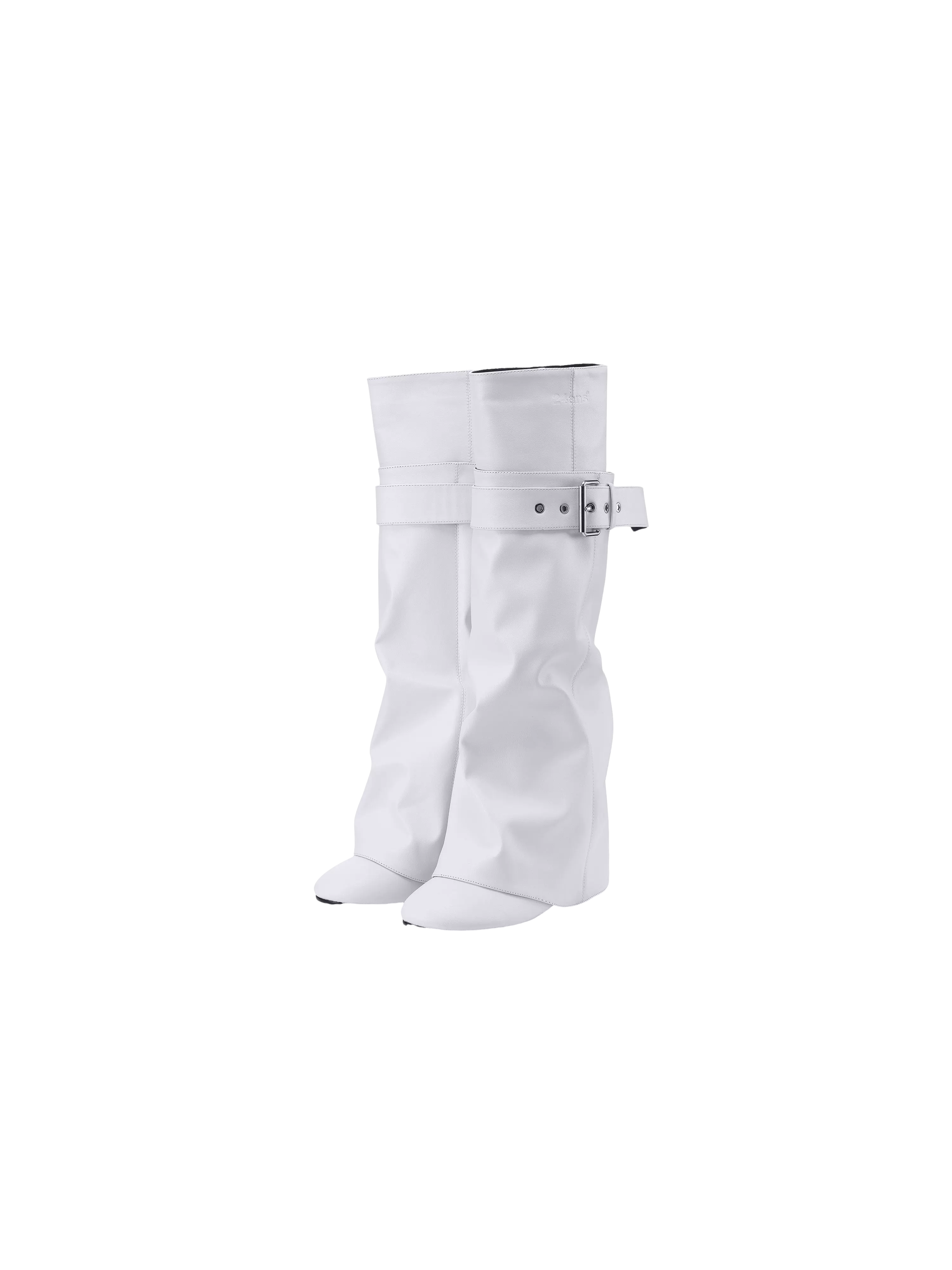 Low Heel 4cm Pants Tube Boots