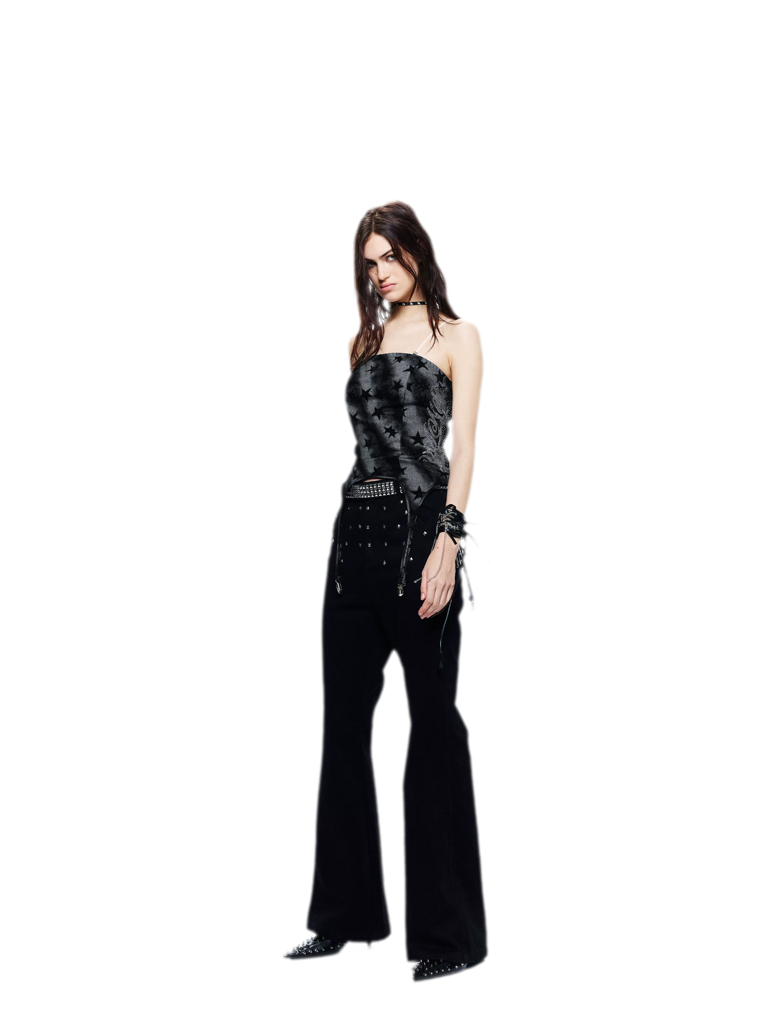 Rhinestone Halter Camisole