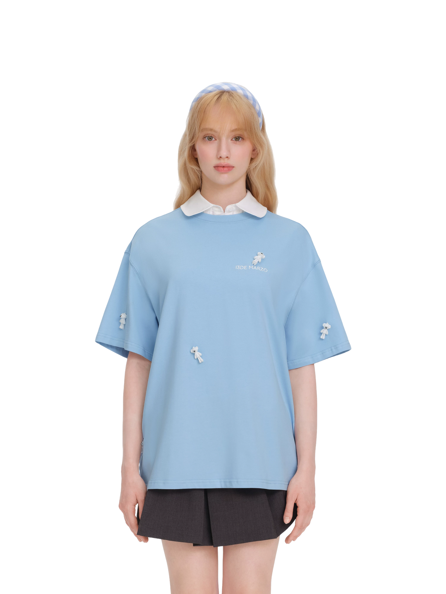 Unisex 2026 Spring/Summer Plush Bear T-Shirt
