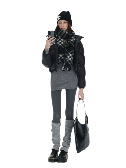 90 White Down Puffer Jacket