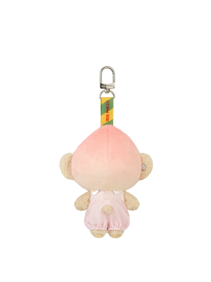 Plush Peach Bag Charm