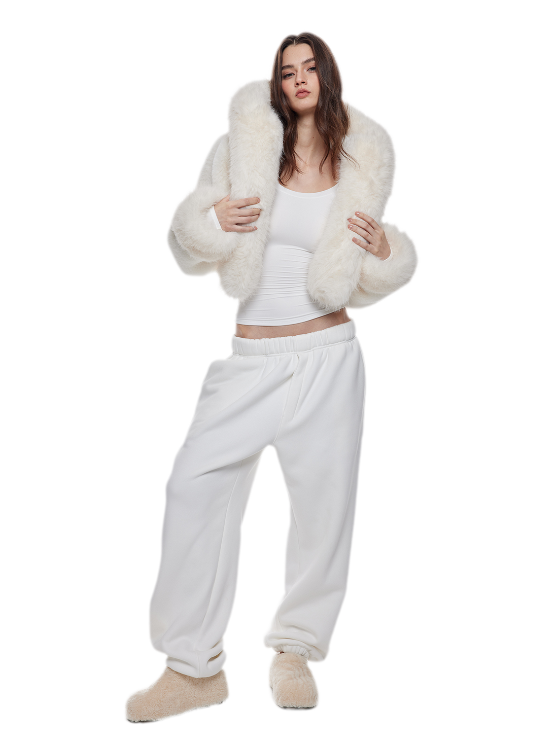 Two-Tone Baggy Sweatpants