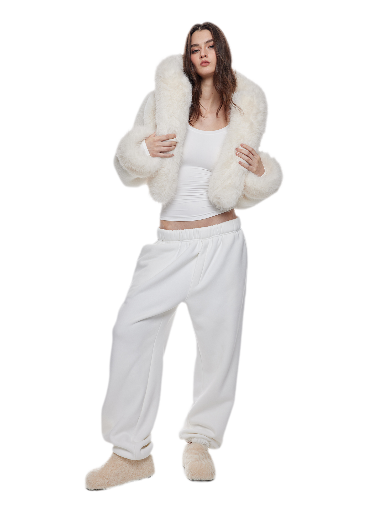 Two-Tone Baggy Sweatpants