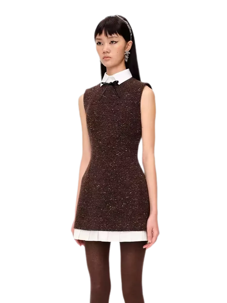 Ruffle Waist Fitted Dress