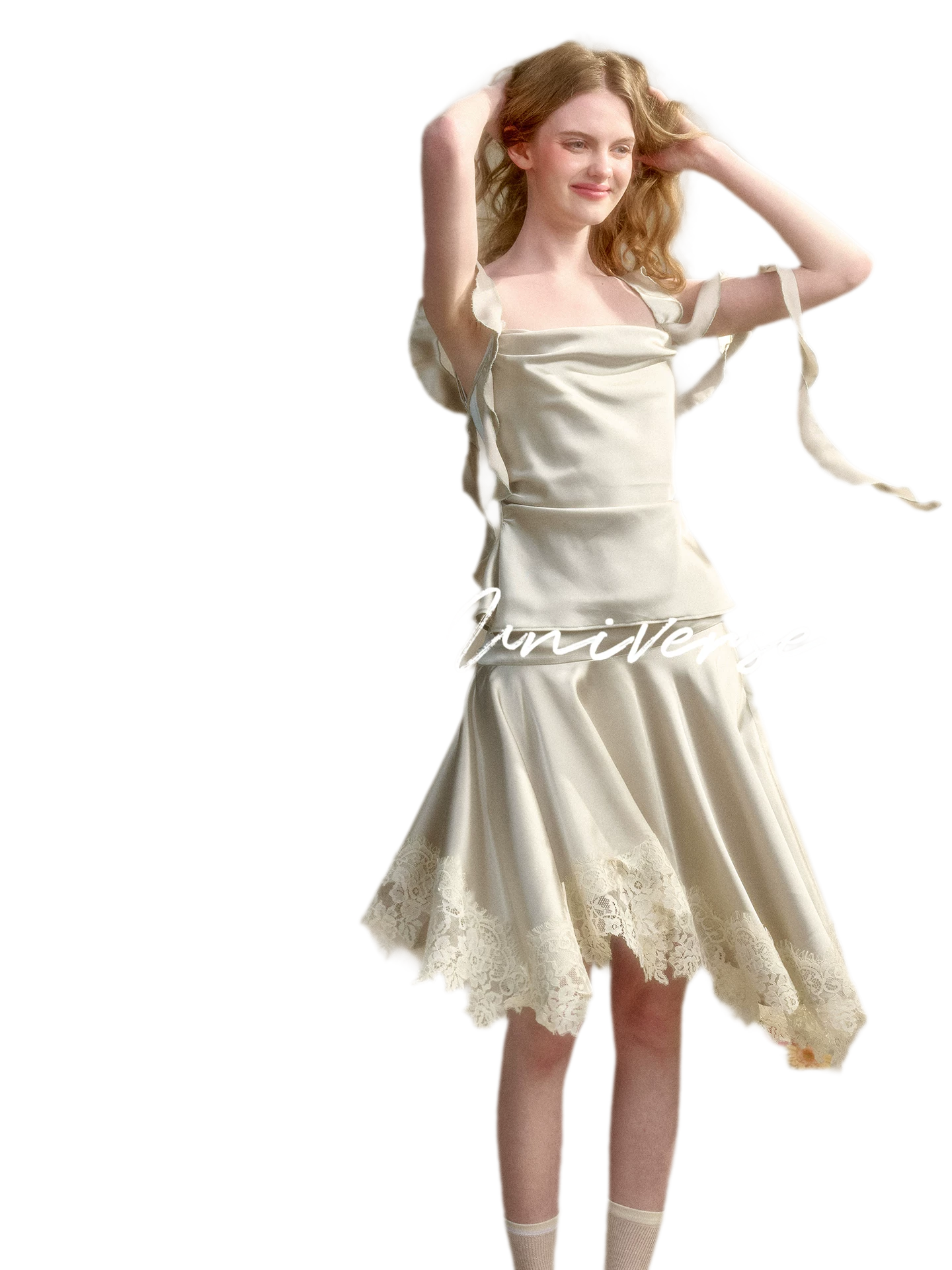 Sage Green Ocean Satin Set