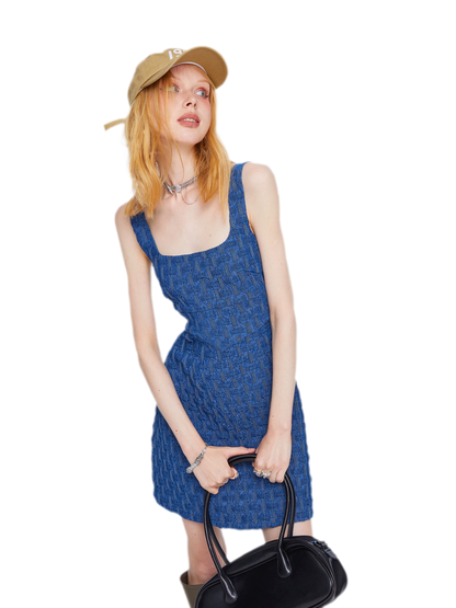 Denim A-Line Dress