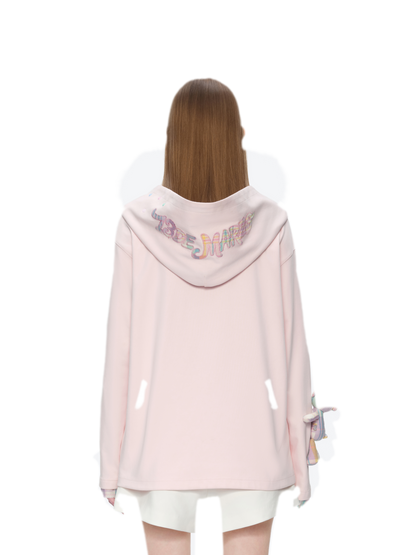Deconstructed Plaid Hooded T-Shirt