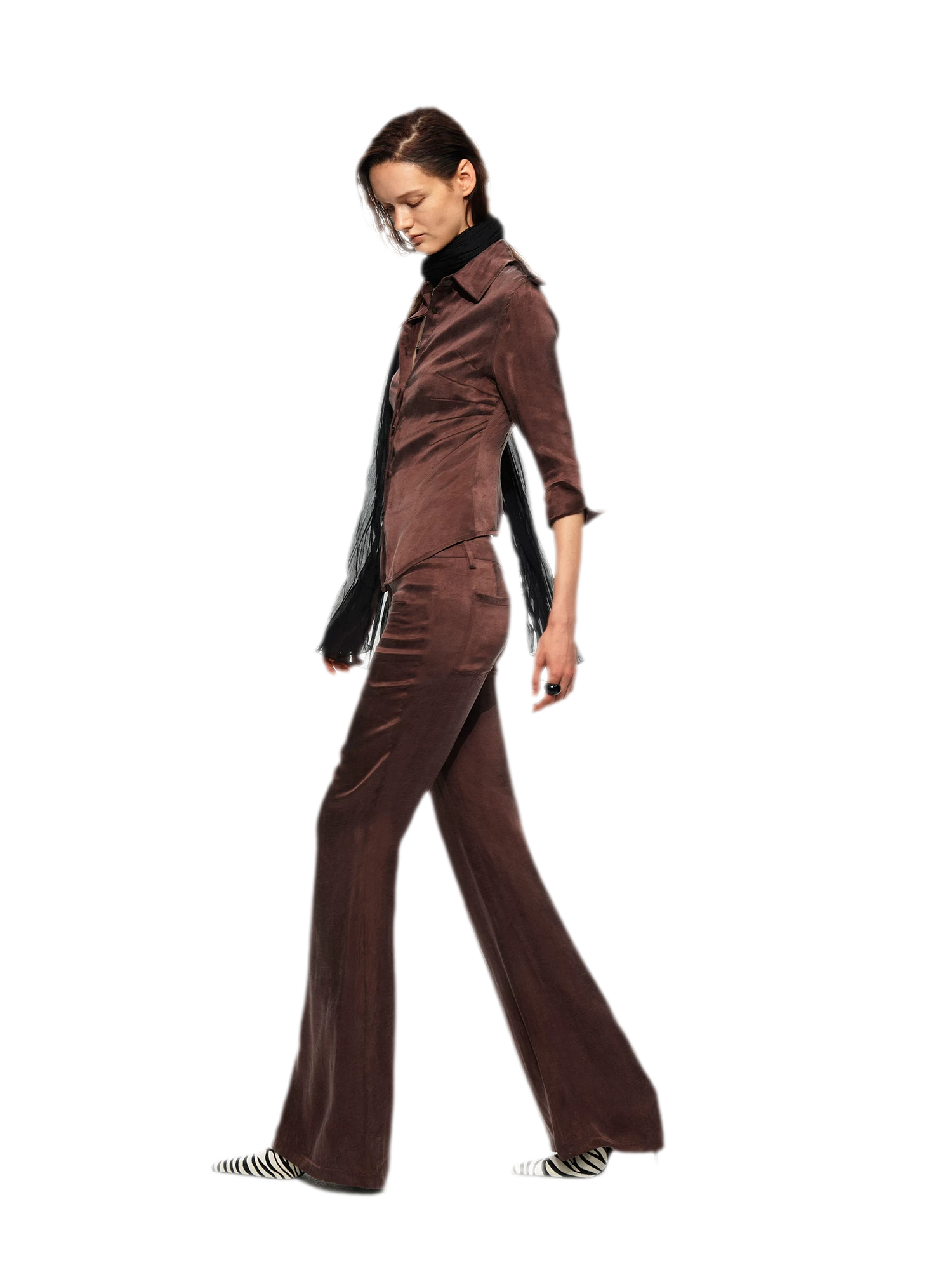 Tencel Shirt Pants Set