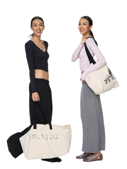Canvas Elephant Tote Bag