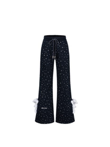 Galaxy Star Micro-Flare Sweatpants
