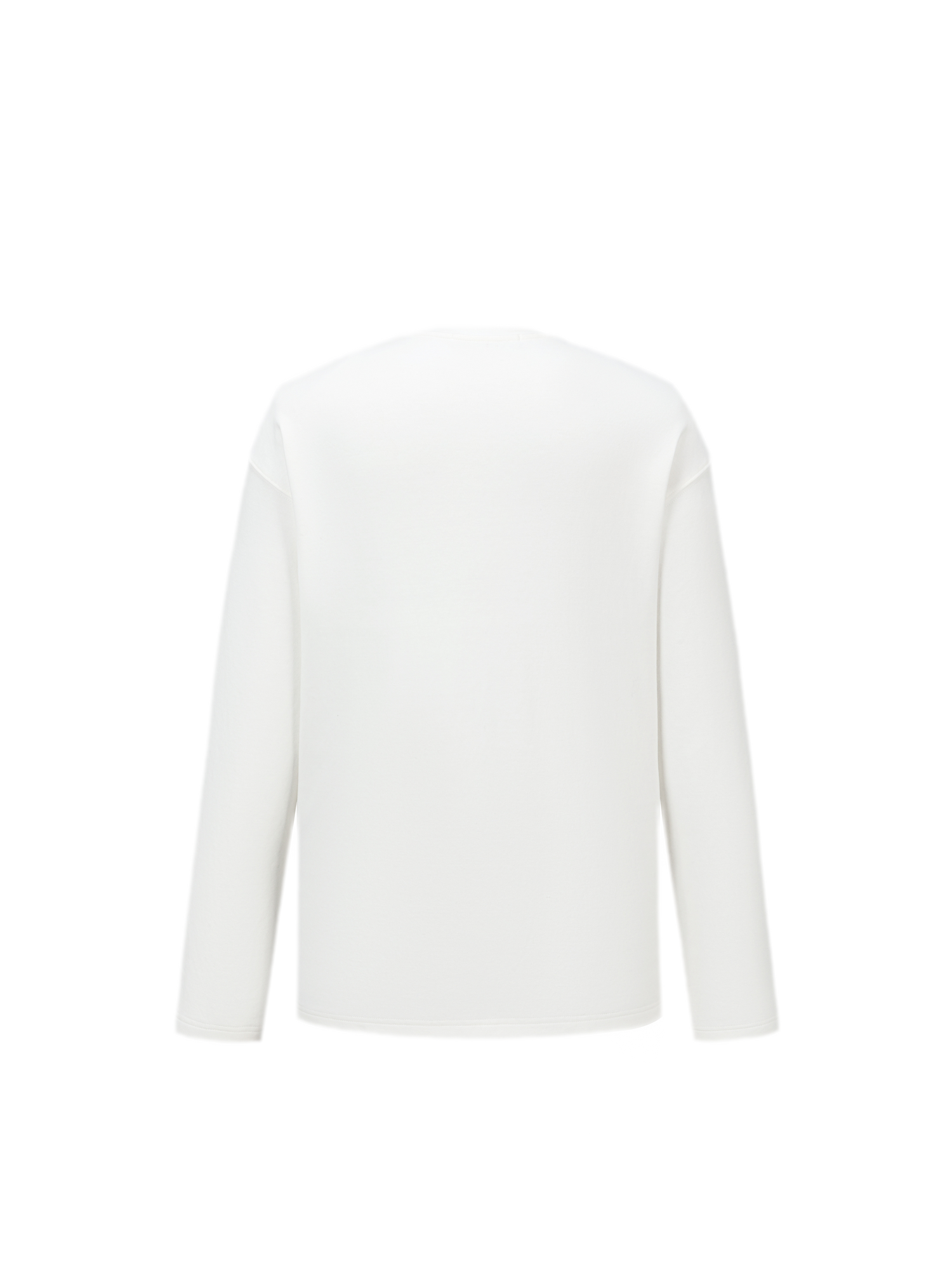 Embroidered Bear Crewneck T-Shirt