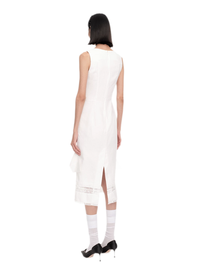 Elegant Bowknot Long Dress