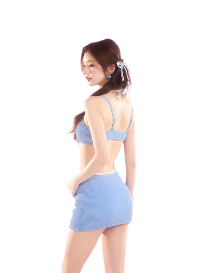 Baby Blue Bikini Set
