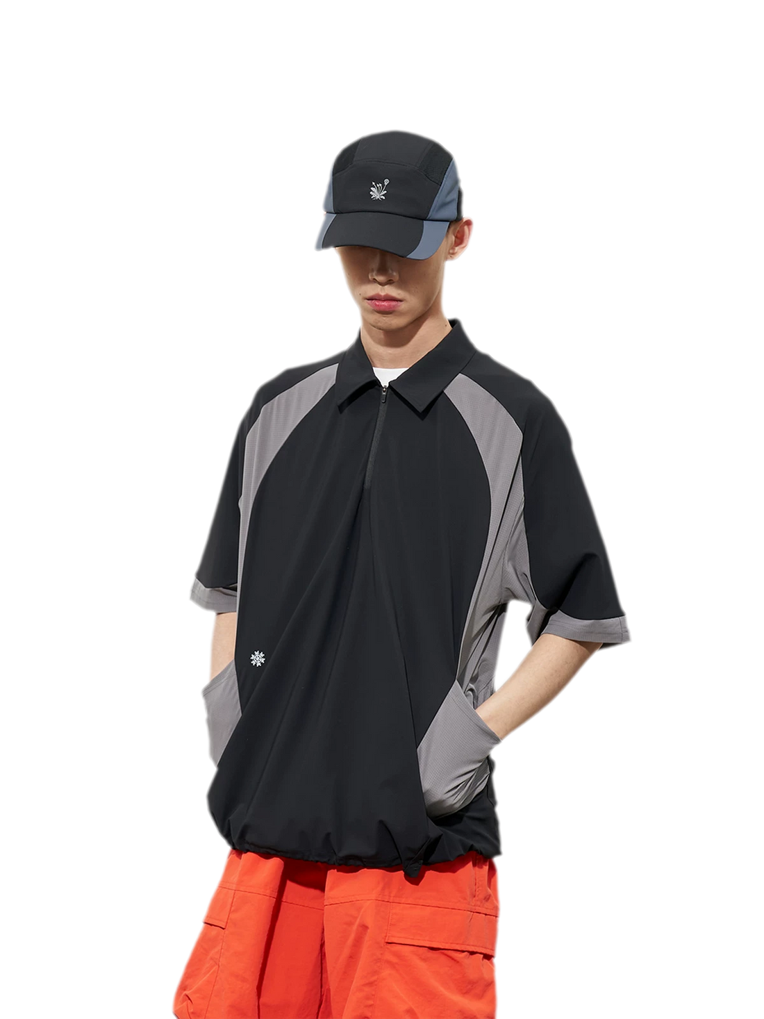 Textured Quick-Dry Polo Shirt