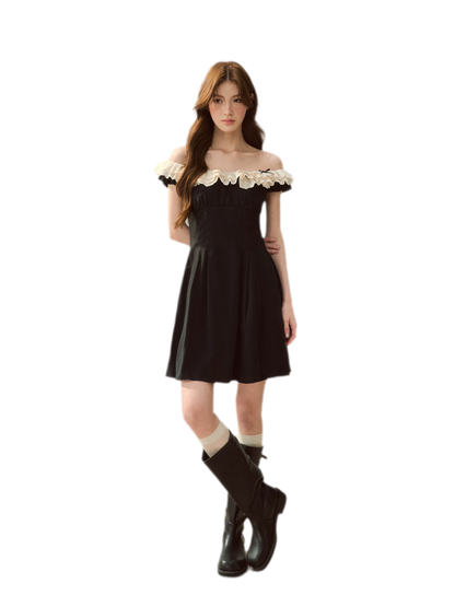 Lace Off-Shoulder Dress
