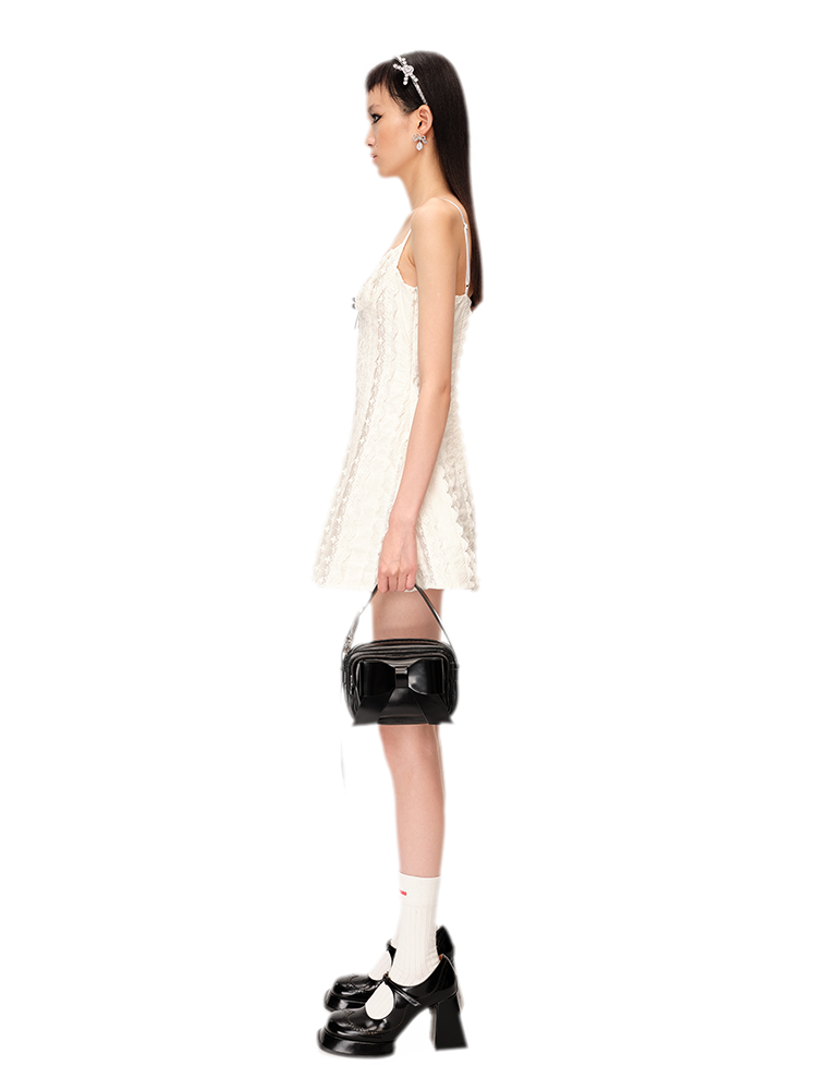 Elegant French Short Camisole Dress