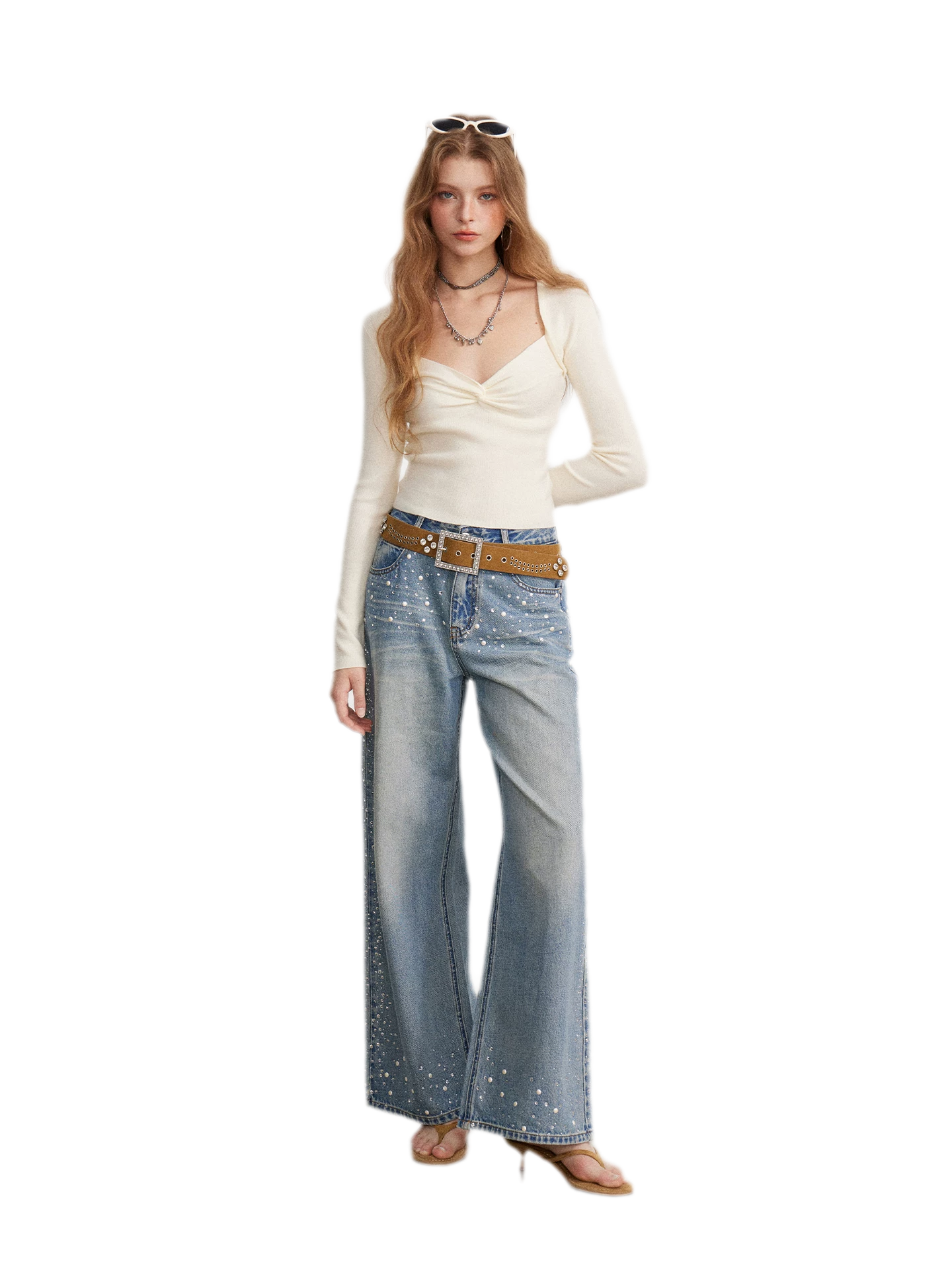 Twist Front Knit Top