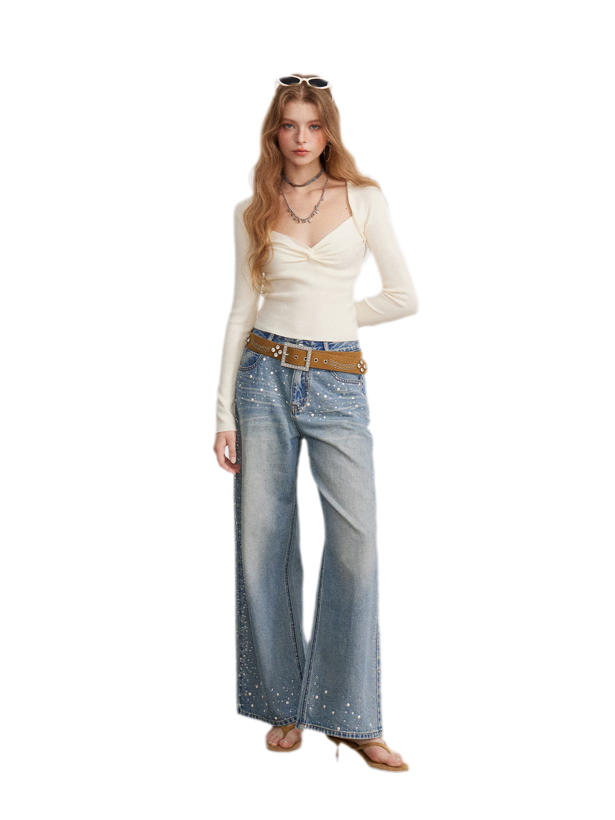 Twist Front Knit Top