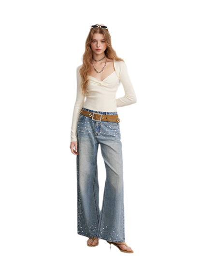 Twist Front Knit Top