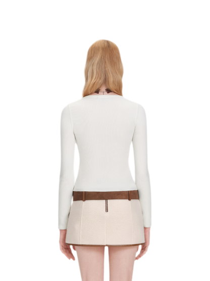 Textured Knit Undershirt