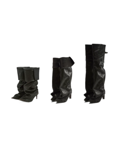 Pointed Toe Slouch Boots