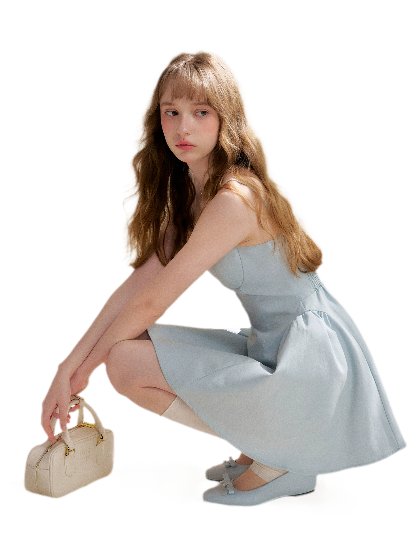 Lace-Trimmed A-Line Camisole Dress