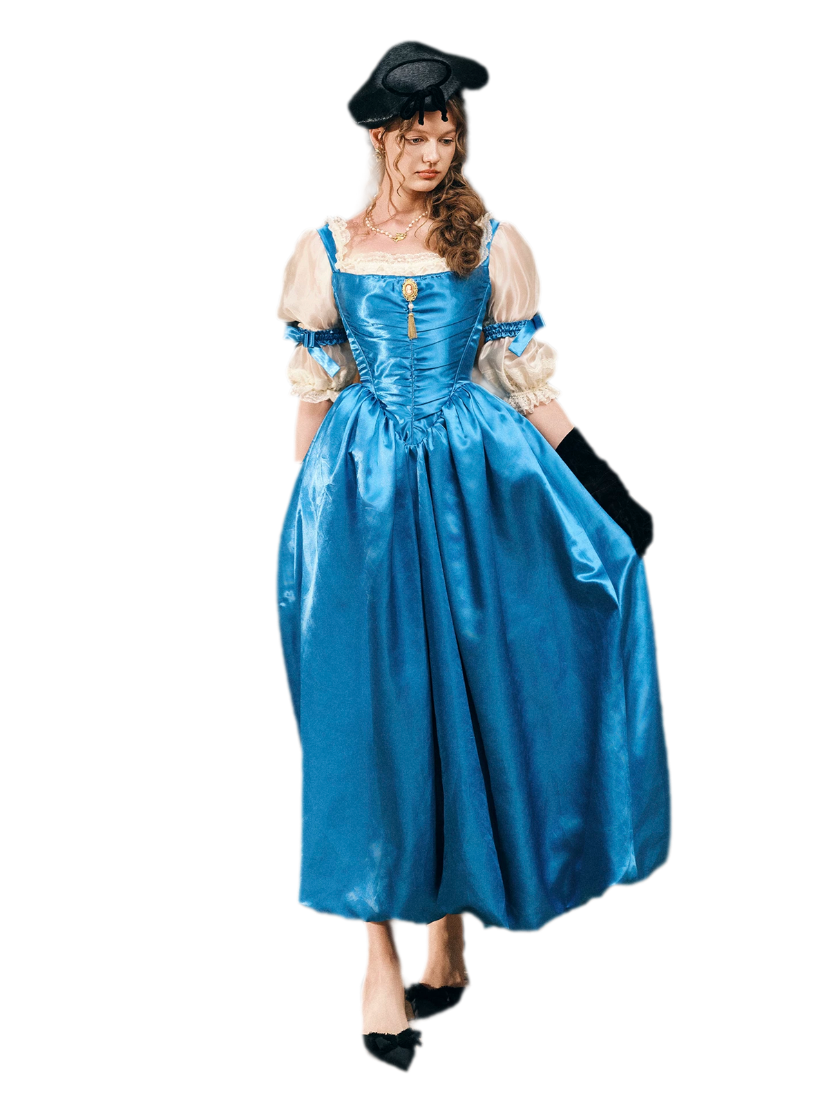 Satin Corset Evening Dress