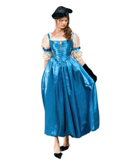 Satin Corset Evening Dress