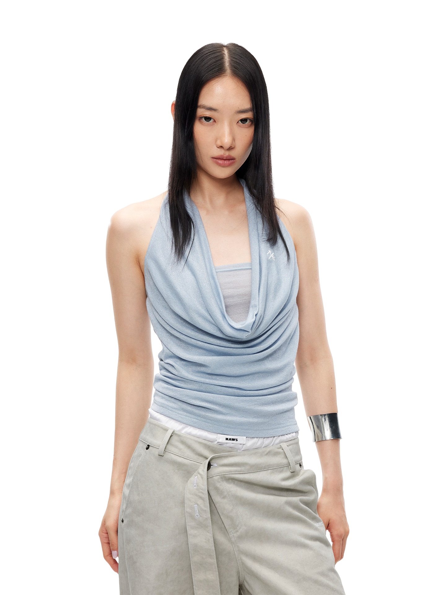 Katini Halter Neck Slim Fit Top