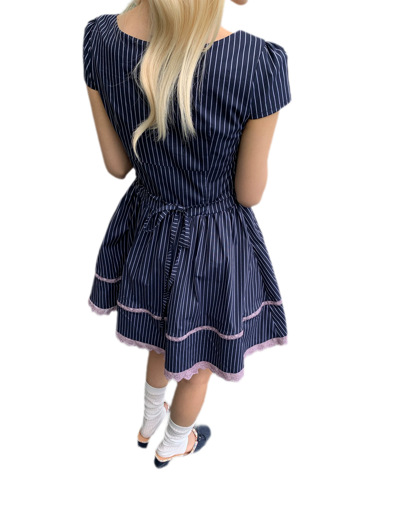 Sweet Stripe A-line Dress