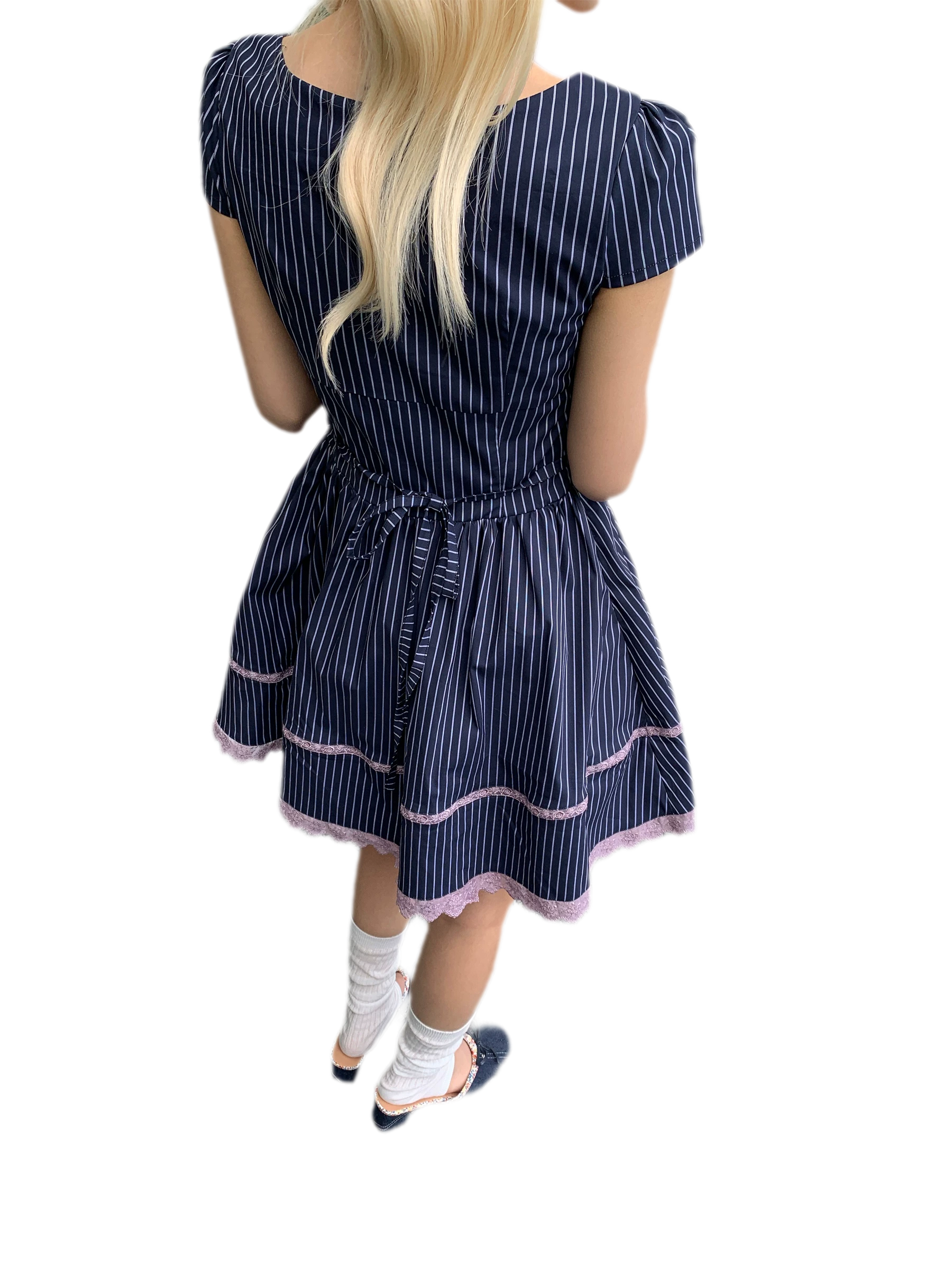 Sweet Stripe A-line Dress