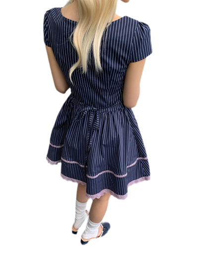 Sweet Stripe A-line Dress