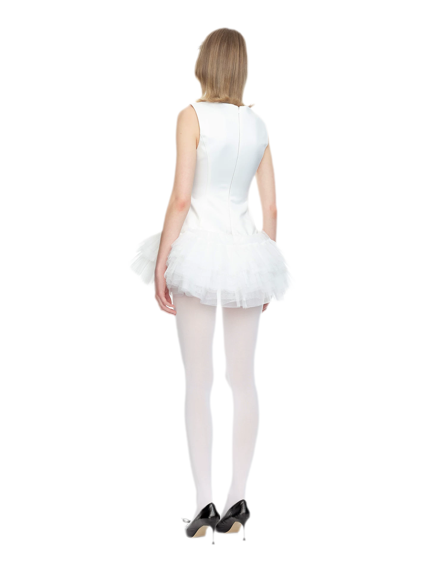Layered Tulle Bowknot Dress