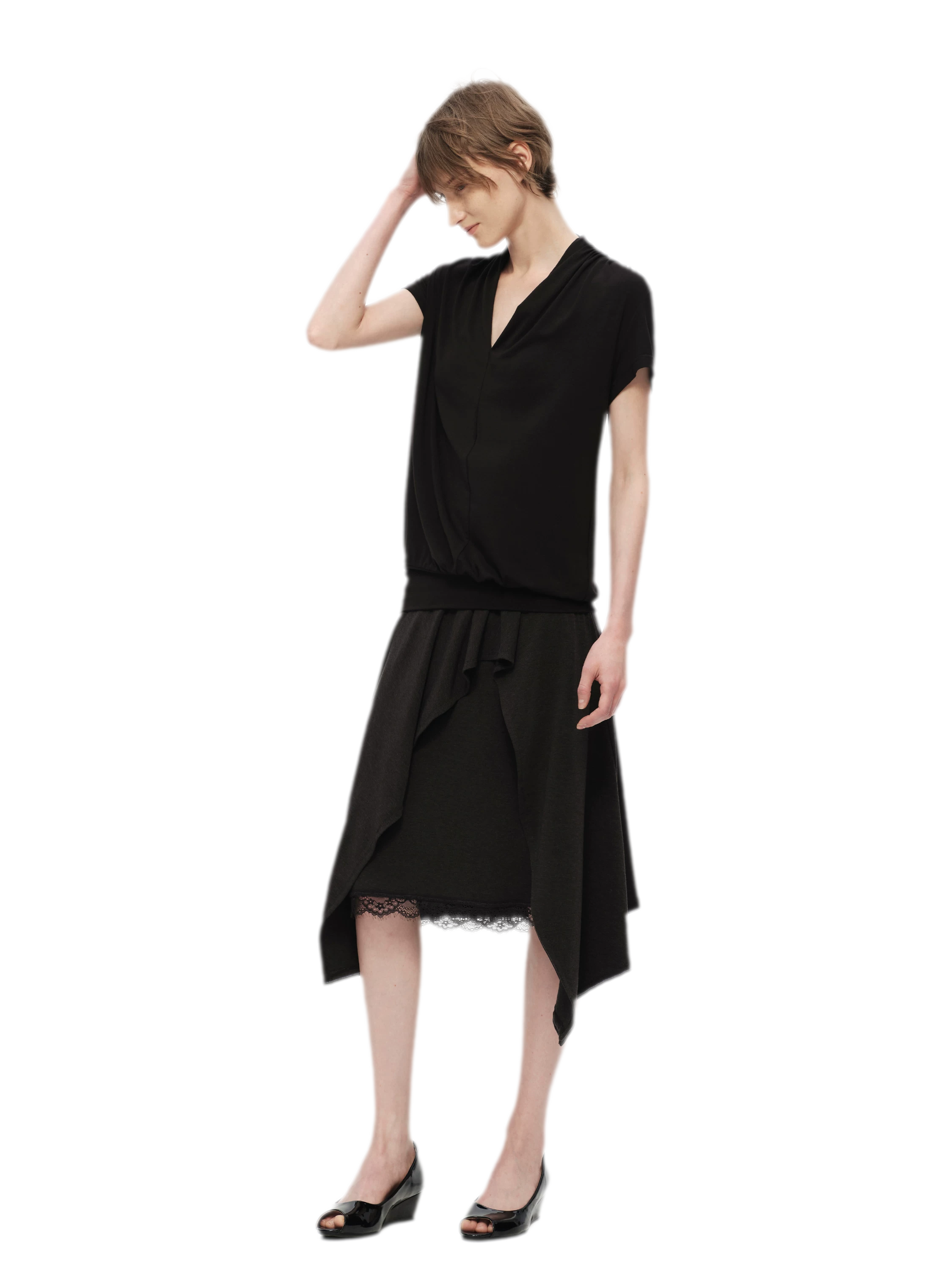 Lyocell V-Neck Tee