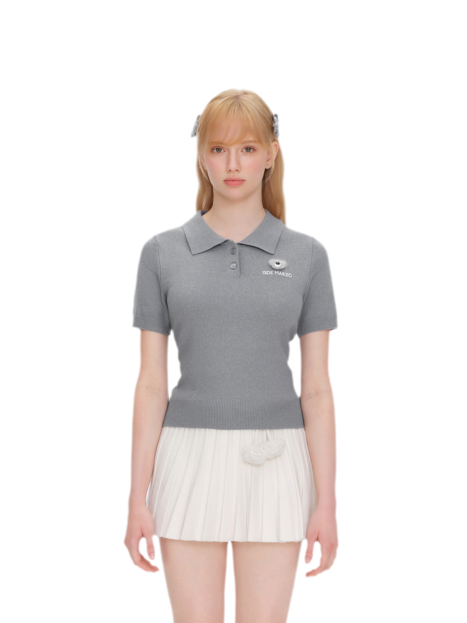 Polo Knit Short Sleeve Tee