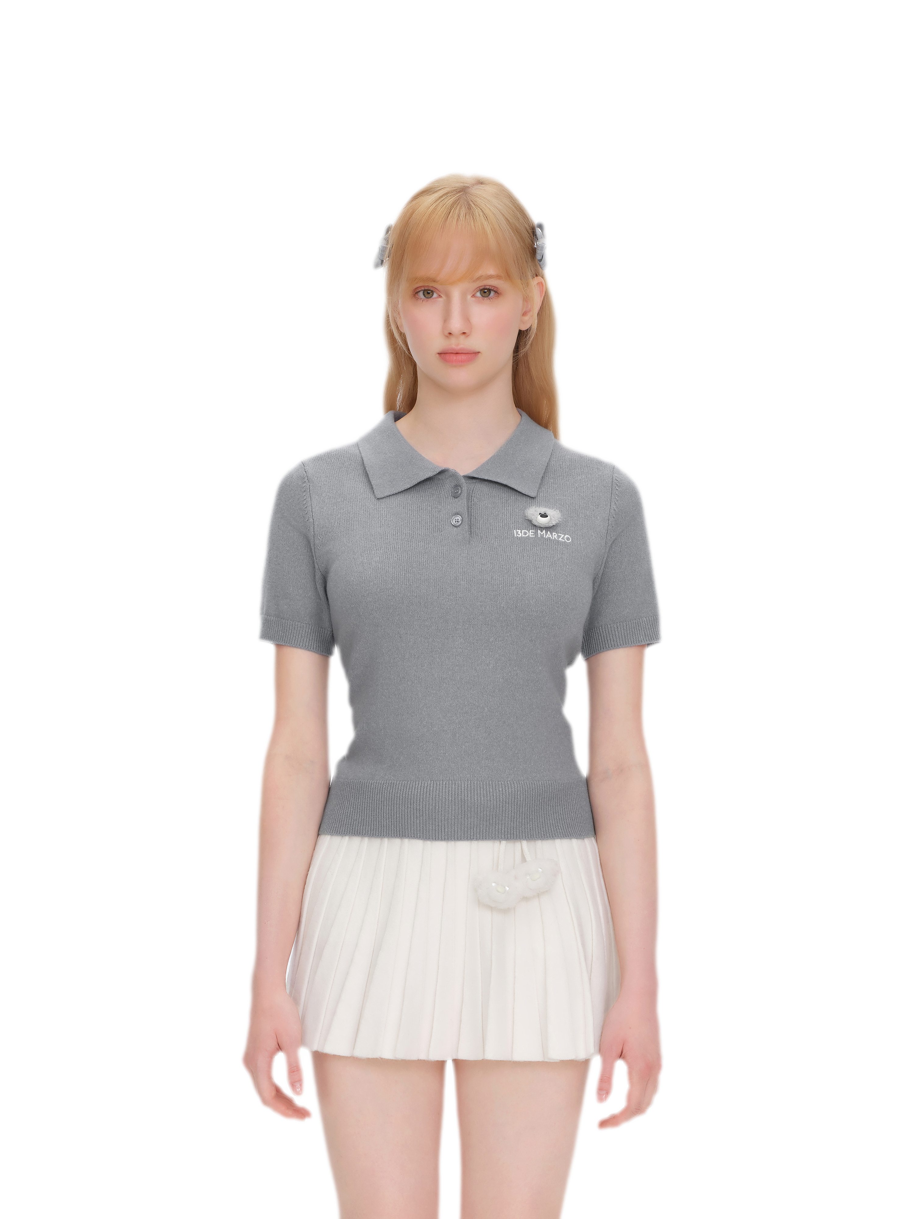 Polo Knit Short Sleeve Tee