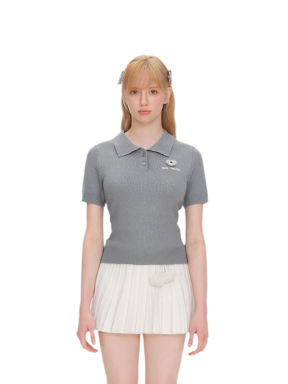 Polo Knit Short Sleeve Tee