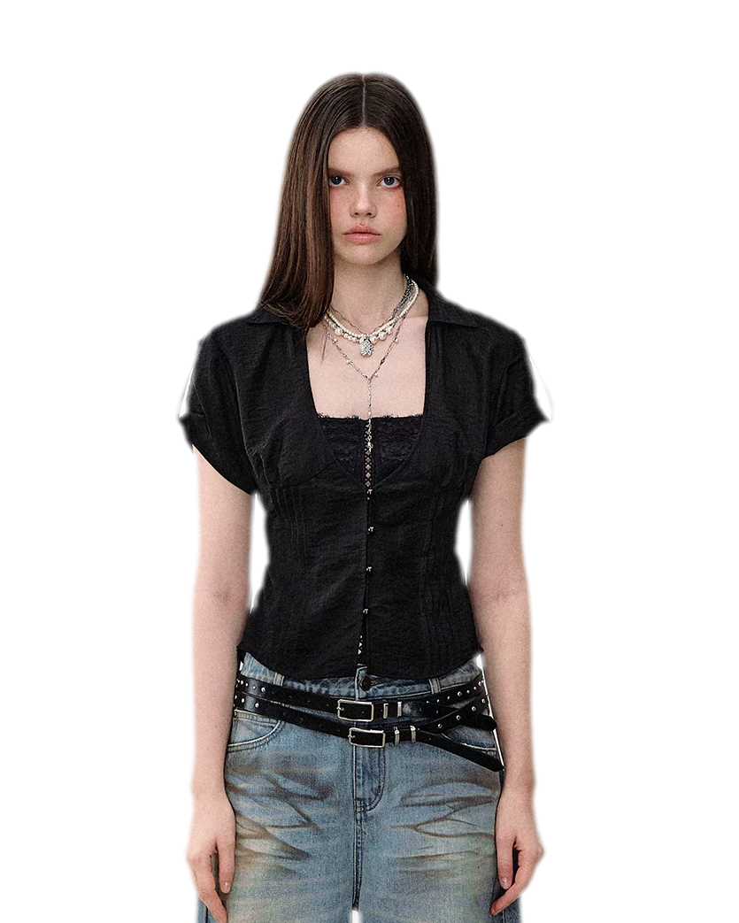 Lace Layered Shirt