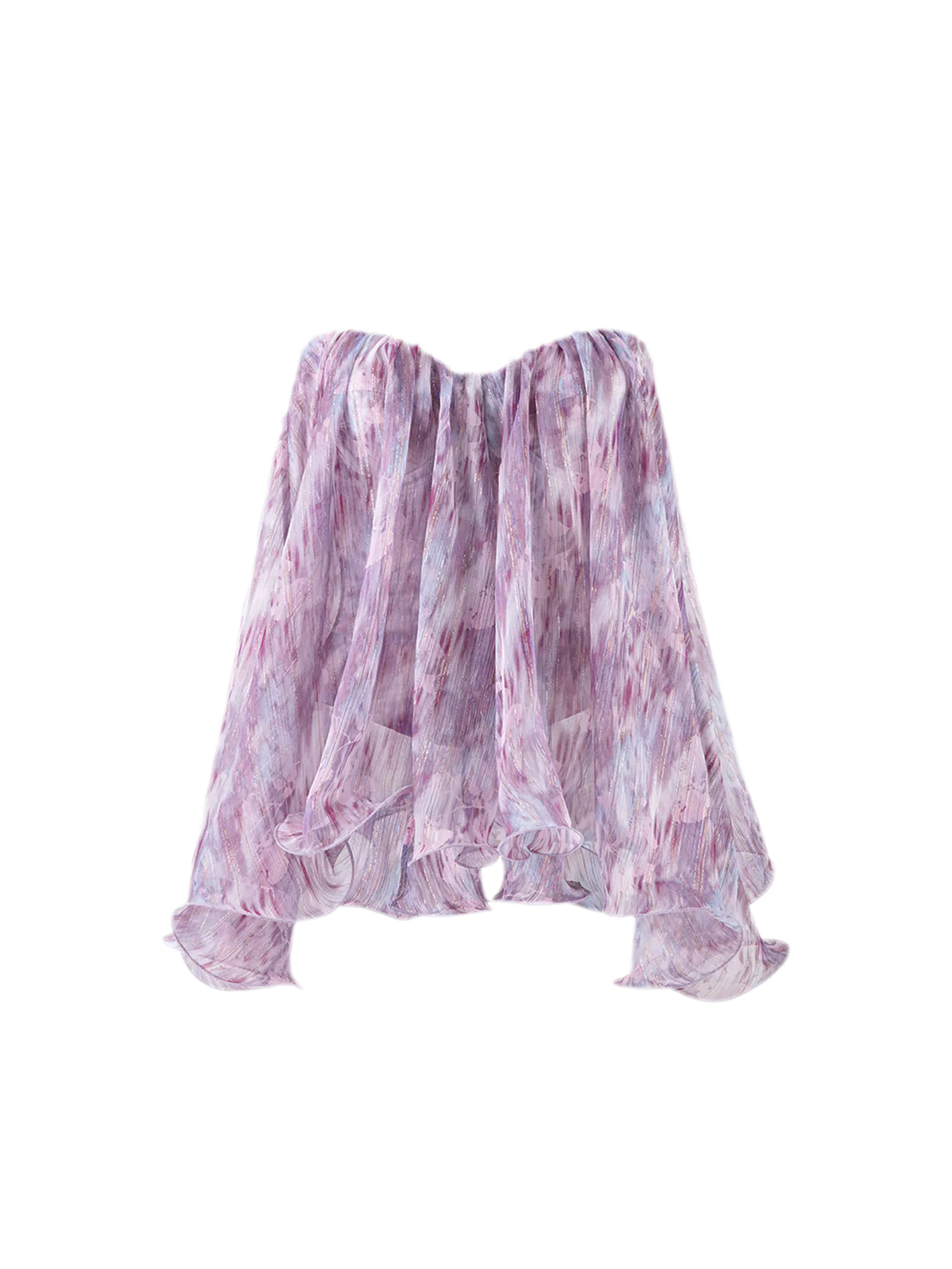 Amethyst Sheer Bustier Top
